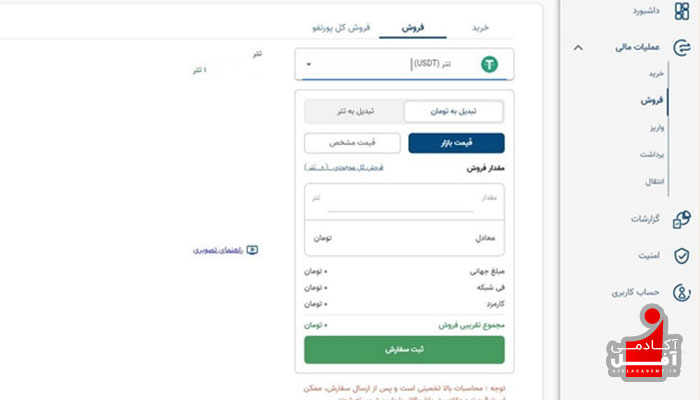 برداشت از آبان تتر